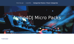 Micro.audio4dj.com thumbnail
