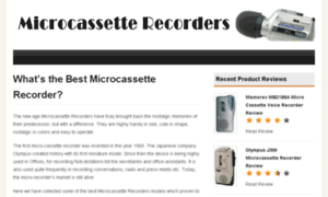 Microcassetterecordershq.com thumbnail