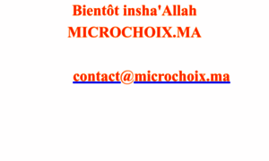 Microchoix.ma thumbnail