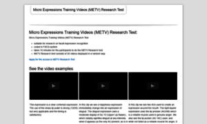 Microexpressions.org thumbnail