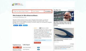 Microfinancesoftware.net.cutestat.com thumbnail