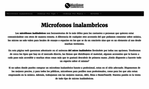 Microfonosinalambricos.es thumbnail