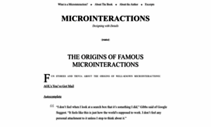 Microinteractions.com thumbnail