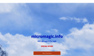 Micromagic.info thumbnail