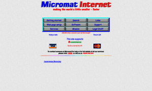 Micromat.net thumbnail
