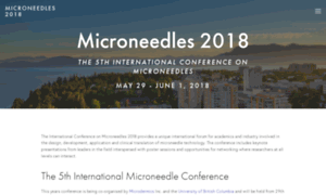 Microneedles2018.org thumbnail