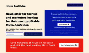 Microsaasidea.com thumbnail