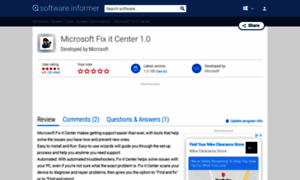 Microsoft-fix-it-center.software.informer.com thumbnail