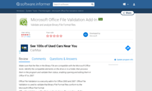 Microsoft-office-file-validation-add-in.software.informer.com thumbnail