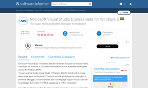 Microsoft-visual-studio-express-beta-for.software.informer.com thumbnail