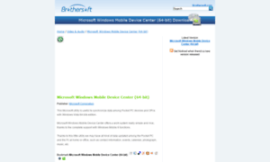 Microsoft-windows-mobile-device-center-64-bit.brothersoft.com thumbnail
