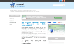 Microsoft-windows-mobile-device-center-bit-36735-www.downloadshareware.com thumbnail