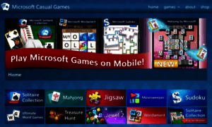 Microsoftcasualgames.com thumbnail