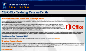 Microsoftofficetraining.com.au thumbnail