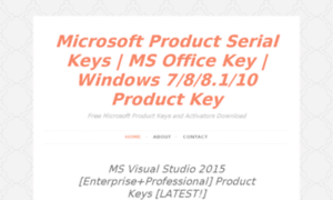 Microsoftproductskeys.wordpress.com thumbnail