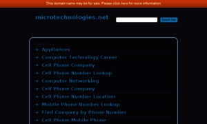 Microtechnologies.net thumbnail