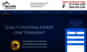 Midcitiesroofing.com thumbnail