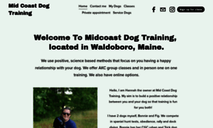 Midcoastdogtraining.com thumbnail