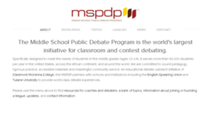Middleschooldebate.com thumbnail