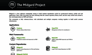 Midgard-project.org thumbnail