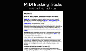 Midibackingtrack.com thumbnail
