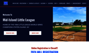 Midislandlittleleague.com thumbnail