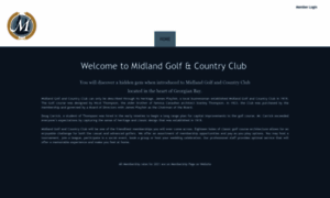 Midlandgolfcc.clubhouseonline-e3.com thumbnail