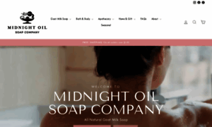 Midnightoilsoap.com thumbnail