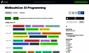 Midsouthcon33.sched.org thumbnail