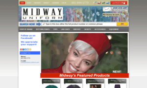 Midwayuniform.com thumbnail