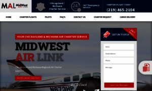 Midwestairlink.net thumbnail