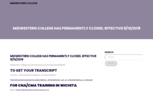 Midwesterncollege.org thumbnail