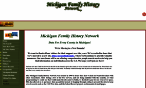 Mifamilyhistory.org thumbnail