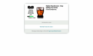 Mighty-mug-barware-stop-spilling-your-drink.backerkit.com thumbnail