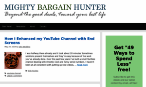 Mightybargainhunter.com thumbnail