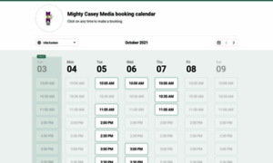 Mightycaseymedia.youcanbook.me thumbnail