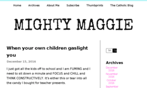 Mightymaggie.com thumbnail