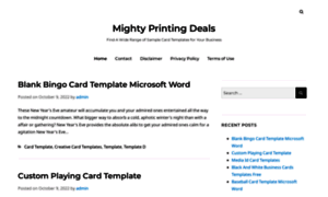 Mightyprintingdeals.com thumbnail