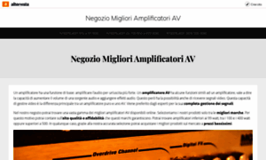 Miglioriamplificatoriav.altervista.org thumbnail