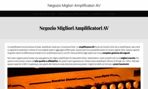 Miglioriamplificatoriav.netsons.org thumbnail