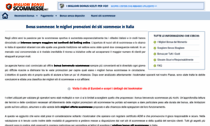 Miglioribonusscommesse.net thumbnail