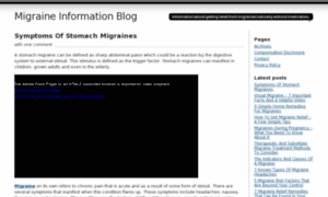 Migrainereliefpage.com thumbnail