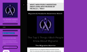 Migrainewarriorblog.wordpress.com thumbnail