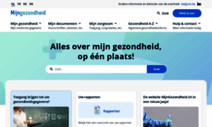 Mijngezondheid.belgie.be thumbnail