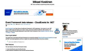 Mikaelkoskinen.net thumbnail