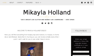 Mikaylaholland.com thumbnail