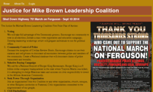 Mikebrowncoalition.org thumbnail