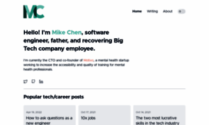 Mikechen.io thumbnail