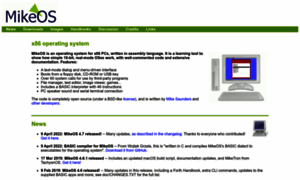 Mikeos.sourceforge.net thumbnail