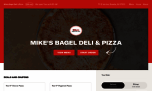 Mikesbageldelipizza.com thumbnail